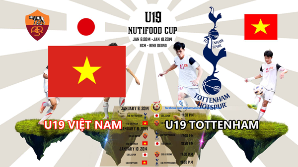 TRỰC TIẾP U19 Việt Nam vs U19 Tottenham 18h00 ngày 10/01
