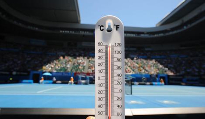 Australia Open 2014: Các tay vợt phàn nàn về cái nóng hơn 40 độ