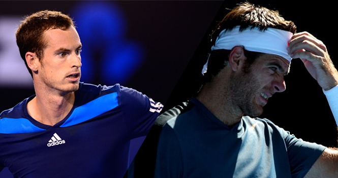 Australian Open 2014: Del Potro thua sốc, Murray thẳng tiến vào vòng 3
