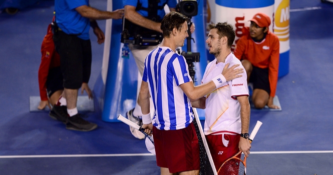 Video tennis: Tomas Berdych vs Stanislas Wawrinka (bán kết Australian Open 2014)