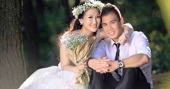 Những đám cưới cầu thủ Việt đẹp nhất năm
