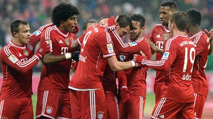 Sau vòng 19 Bundesliga: Bayern, Dortmund đều có quà