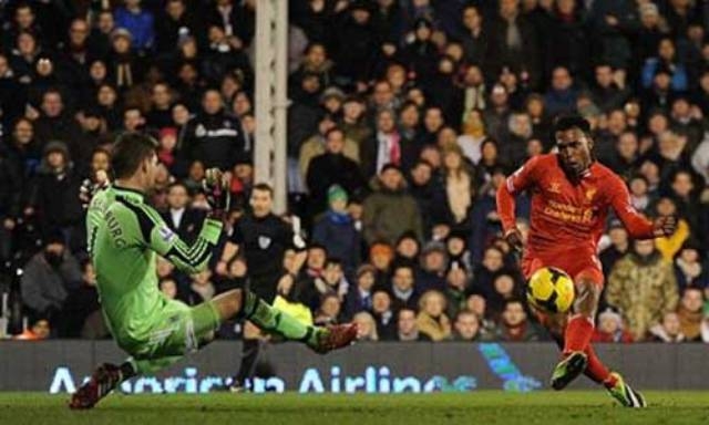 Video bàn thắng: Fulham 2-3 Liverpool (Vòng 26 - Premier League 2013/14)