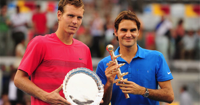 Dubai Tennis Championships: Thắng ngược Djokovic, Federer gặp Berdych tại chung kết