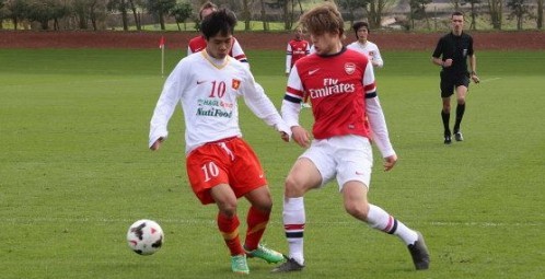 U19 Việt Nam bất ngờ giành chiến thắng 3-0 trước U19 Arsenal