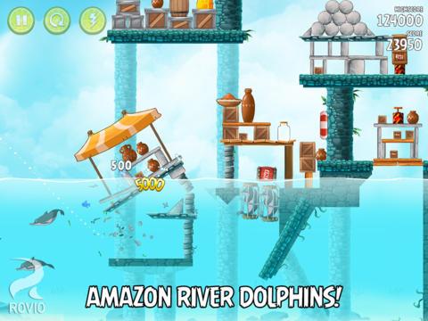 Angry Birds Rio cập nhật nhiều màn chơi mới