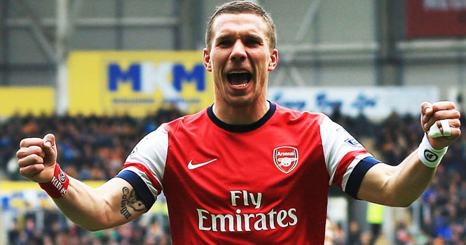 Lukas Podolski muốn chia tay Arsenal và trở lại Đức