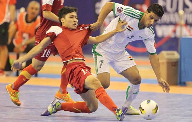 VCK futsal châu Á 2014: Tuyển futsal Việt Nam thua Iraq 1-2