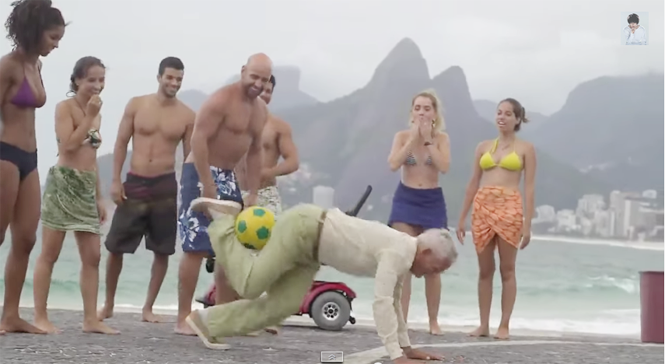 Video World Cup 2014: Thần đồng bóng đá xuất hiện mọi nơi, chỉ có ở Brazil
