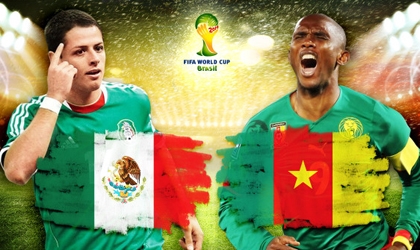 Mexico vs Cameroon: Chờ màn thể hiện của Những con sư tử bất khuất