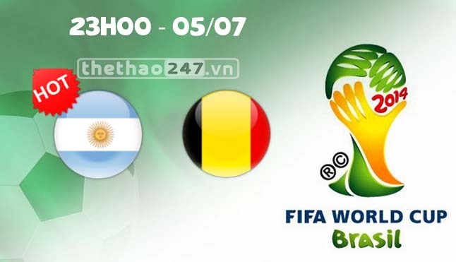 TRỰC TIẾP Argentina vs Bỉ 23h00 ngày 5/7
