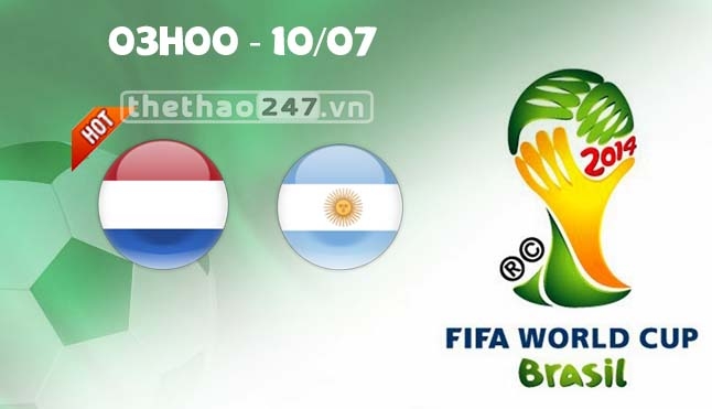 VIDEO BÀN THẮNG Hà Lan vs Argentina Bán kết WC 2014