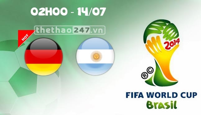 Video bàn thắng Đức 1-0 Argentina Chung kết World Cup 2014