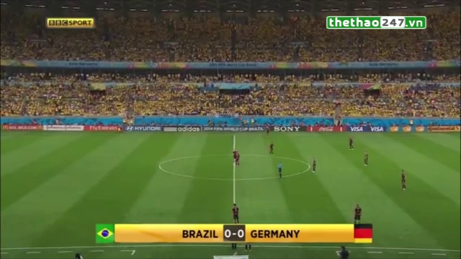 Video clip chế: Cầu thủ Brazil mất tích trong trận bán kết gặp Đức