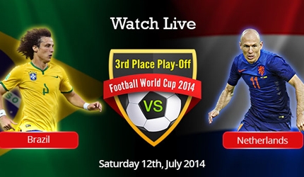 Link sopcast trận  Brazil vs Hà Lan - Hạng 3 World Cup 2014