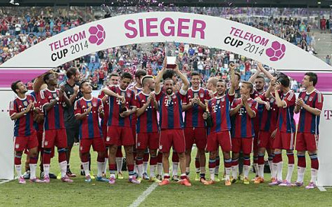 Bayern Munich bảo vệ thành công chức vô địch Telekom Cup 2014