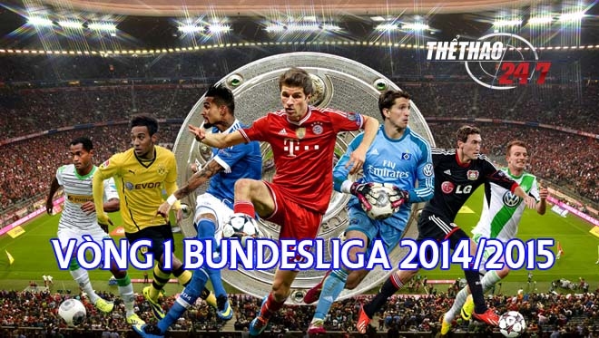 Lịch thi đấu, Tỉ lệ kèo vòng 1 Bundesliga 2014/2015