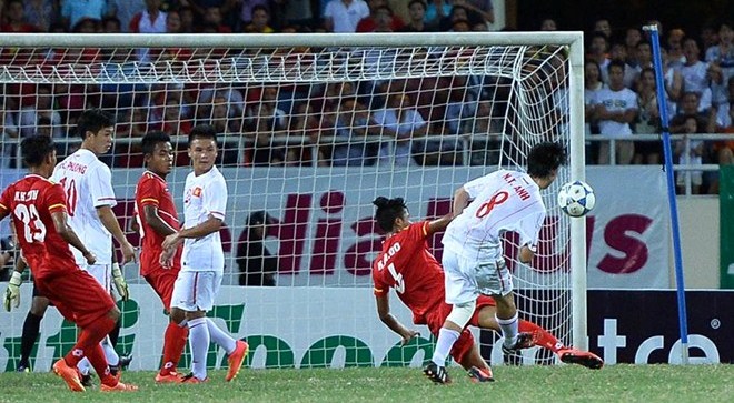 Video clip bàn thắng: U19 Việt Nam 4-1 U19 Myanmar (Bán kết U19 Đông nam Á 2014)