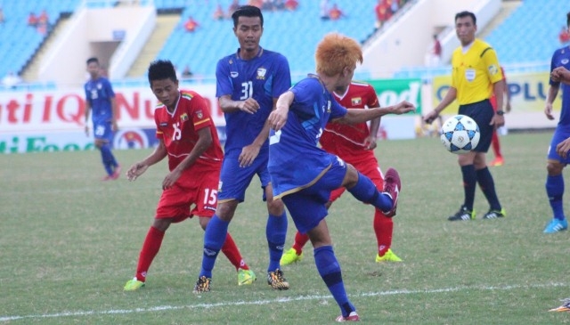 Video clip bàn thắng: U19 Thái Lan 1-0 U19 Myanmar (Tranh hạng 3 U19 Đông nam Á 2014)