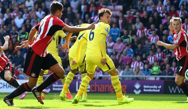 Video clip bàn thắng: Sunderland 2-2 Tottenham (Vòng 4 - Ngoại hạng Anh 2014/15)