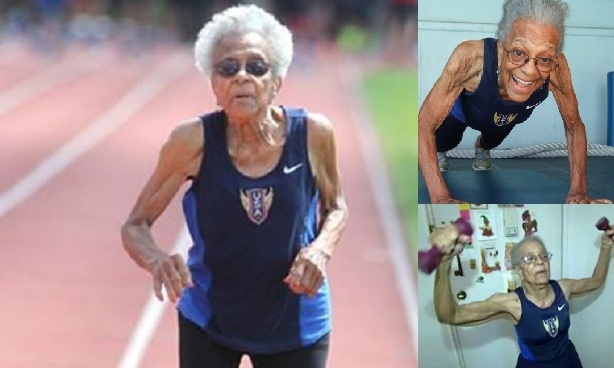 VIDEO: Thán phục cụ bà 99 tuổi lập kỉ lục thế giới chạy 100m