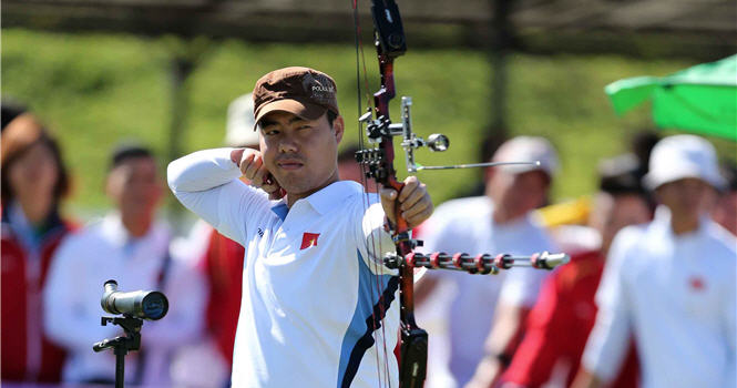 ASIAD 17: Bắn cung dừng bước đáng tiếc tại vòng 1/8