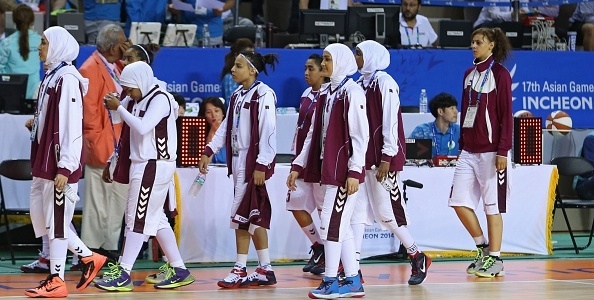 ASIAD 17: ĐT bóng rổ nữ Qatar bỏ thi đấu vì quy định thiếu công bằng