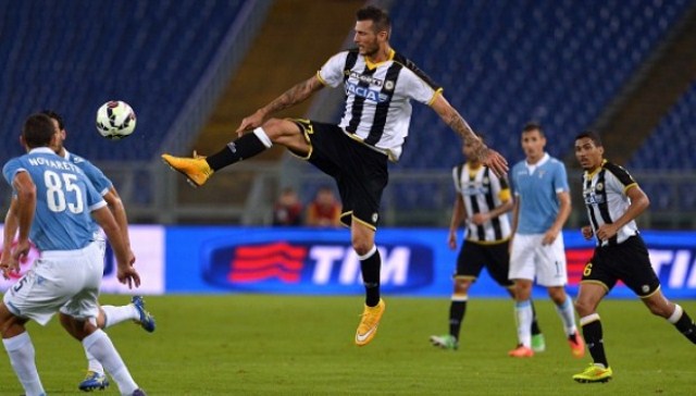 Video clip bàn thắng: Lazio 0-1 Udinese (Vòng 4- VĐQG Italia 2014/15)