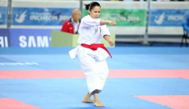 VIDEO: Nguyễn Hoàng Ngân đoạt HCB Karatedo nội dung kata (Asiad 17)