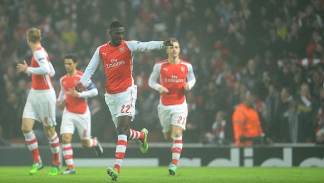 VIDEO: Phút 2' - Sanogo mở tỷ số cho Arsenal