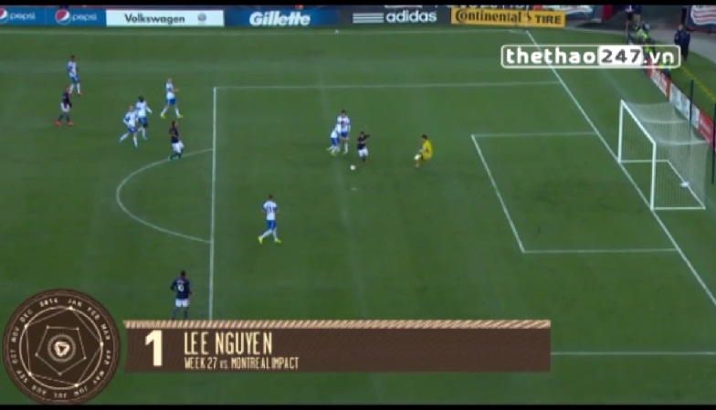 VIDEO: Top 5 bàn thắng đẹp nhất MLS năm 2014 - Lee Nguyễn đứng đầu