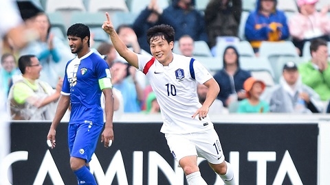 Đánh bại Kuwait, Hàn Quốc giành vé vào tứ kết Asian Cup 2015