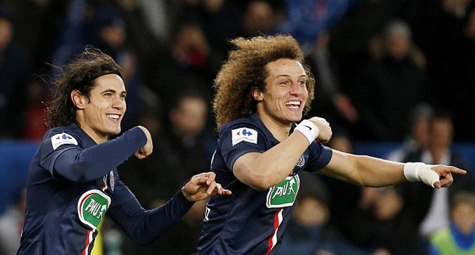 VIDEO: David Luiz tỏa sáng, PSG đánh bại Monaco ở Cúp QG Pháp