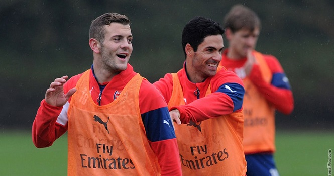 Arsenal đón tin vui từ Wilshere và Arteta