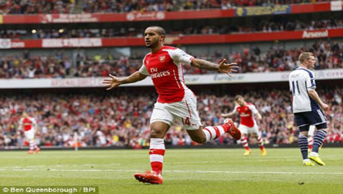 Video clip bàn thắng: Arsenal 4-1 West Bromwich Albion (NHA 2014/15)