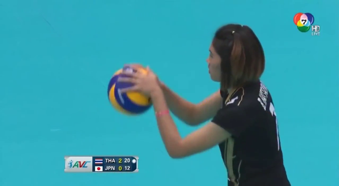 Video bóng chuyền: Nữ Thái Lan 3-0 Nữ Nhật Bản (Tứ kết Giải VĐ châu Á)
