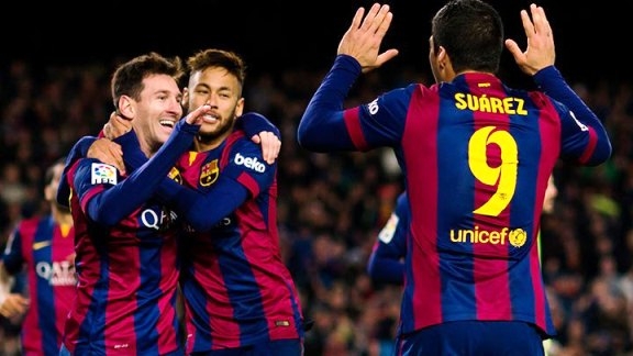 Messi khen ngợi Neymar và Suarez