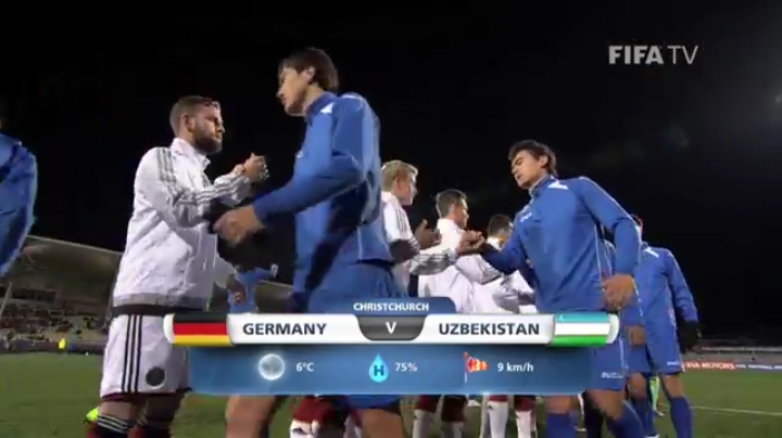 Video clip bàn thắng: U20 Germany 3-0 U20 Uzbekistan (U20 FIFA World Cup 2015)