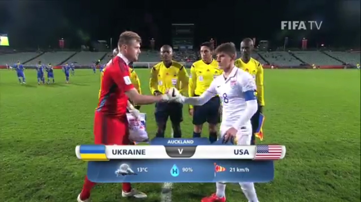 Video clip bàn thắng: Ukraine 3-0 Mỹ (U20 FIFA World Cup 2015)