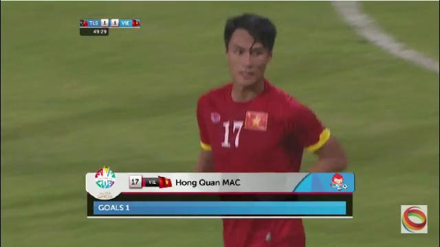 VIDEO: BTC troll fan Việt khi Mạc Hồng Quân ghi bàn cho U23 Việt Nam