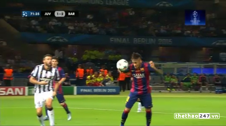 VIDEO: Tình huống dùng tay ghi bàn của Neymar