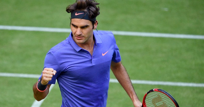 Gerry Weber Open 2015: Thắng vất Kohlschreiber, Federer vào vòng 2