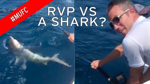 VIDEO: Robin van Persie đi câu nhầm... cá mập