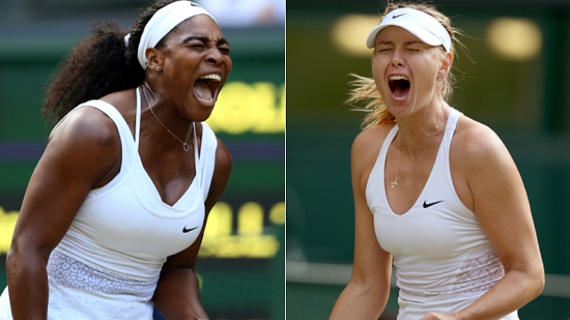 Video tennis: Serena 2-0 Sharapova (Bán kết Wimbledon 2015)