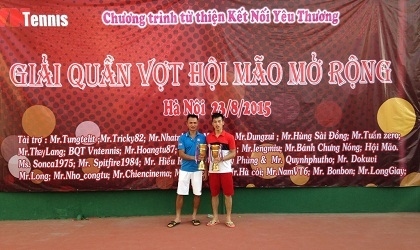 Hà Nội phát triển mạnh các giải Tennis “phủi”