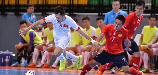 ĐT Futsal Việt Nam đè bẹp Lào với tỉ số 13-1