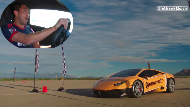 VIDEO: Lee Nguyễn trổ tài lái xe tốc độ với Lamborghini