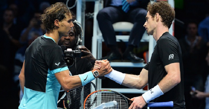 Vượt qua Murray, Nadal tiếp bước Federer vào bán kết