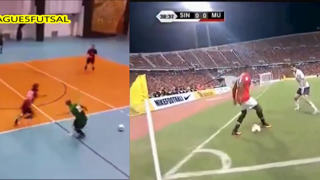 VIDEO: Sao futsal tái hiện màn lừa bóng siêu hài của Danny Welbeck