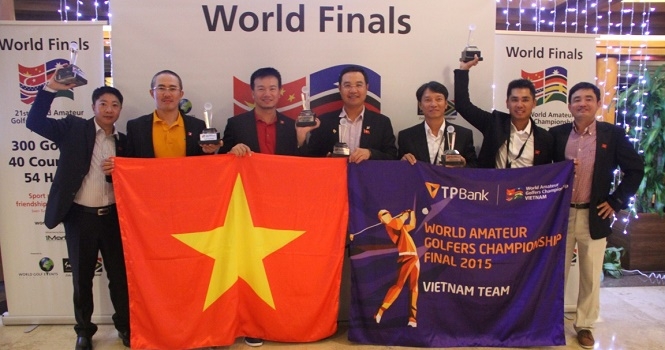 Giải golf quốc tế WAGC: Đoàn Việt Nam xếp thứ 3 thế giới